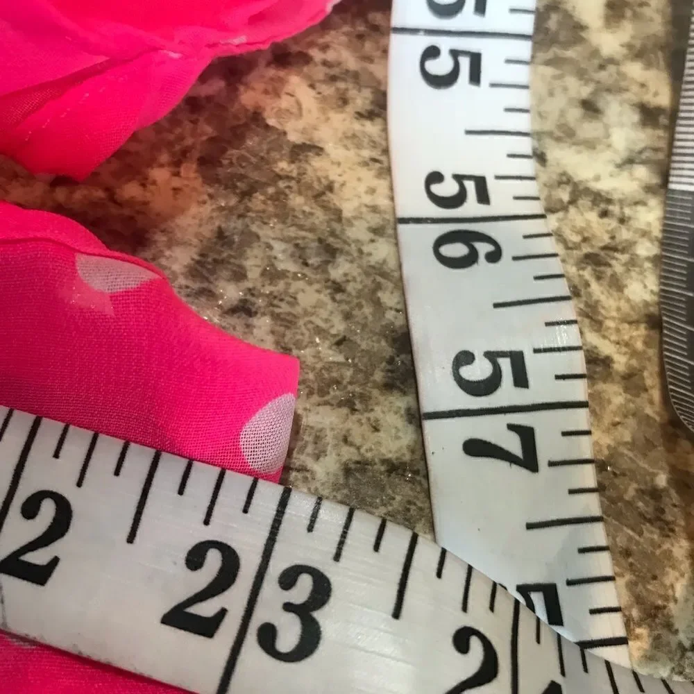 Justice size 18 pink with white polkadot blouse